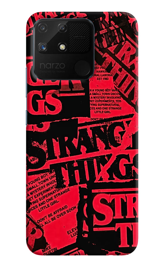 Ordinary Things Realme Narzo 50A Hard Case Back Cover by Casekaro
