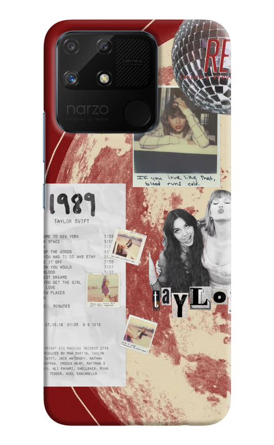 Taylor Swift Realme Narzo 50A Back Cover