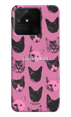 Pink Cats Realme Narzo 50A Hard Case Back Cover by Casekaro