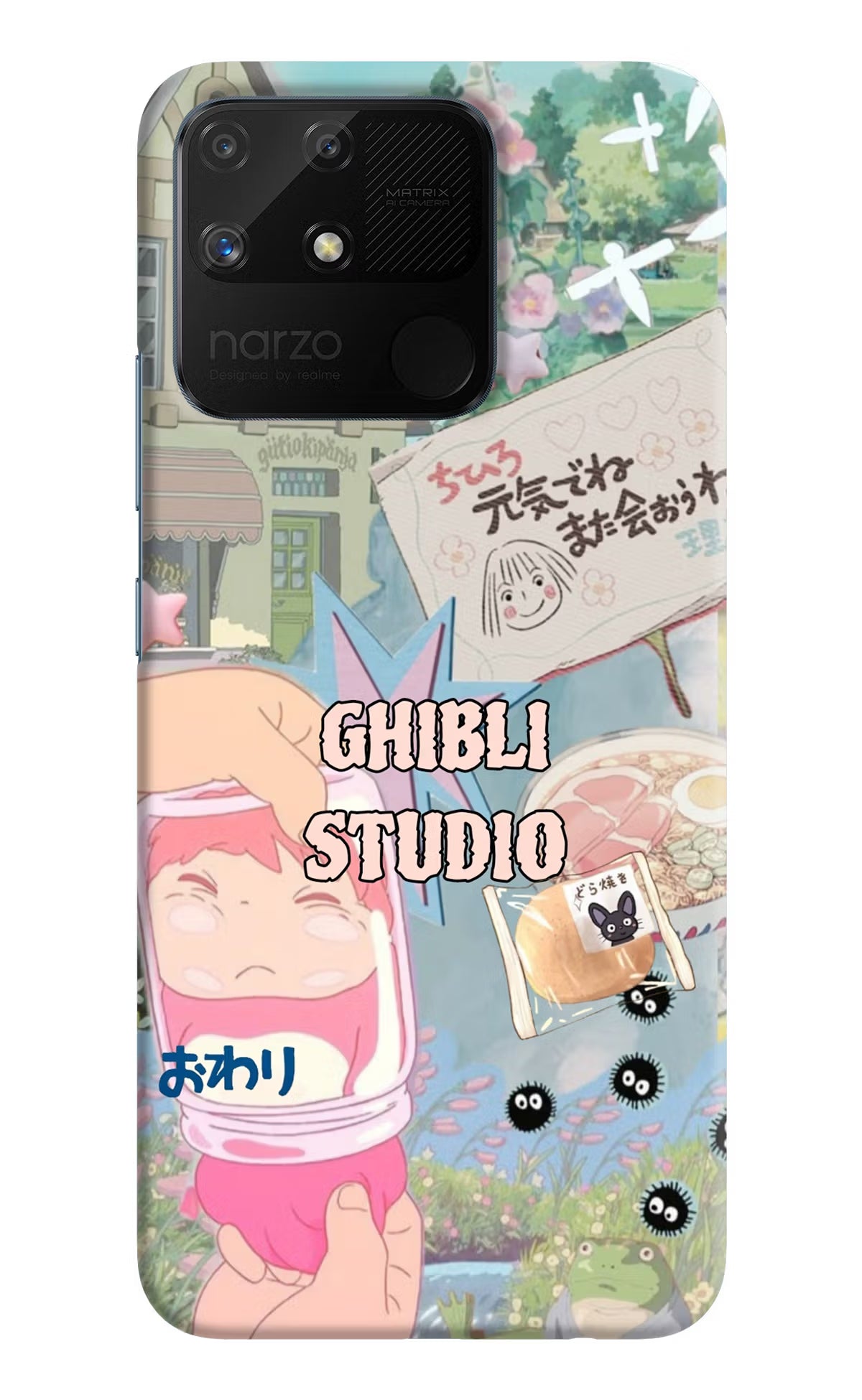 Studio Ghibli Realme Narzo 50A Back Cover