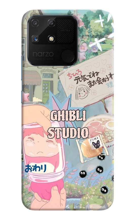 Studio Ghibli Realme Narzo 50A Hard Case Back Cover by Casekaro