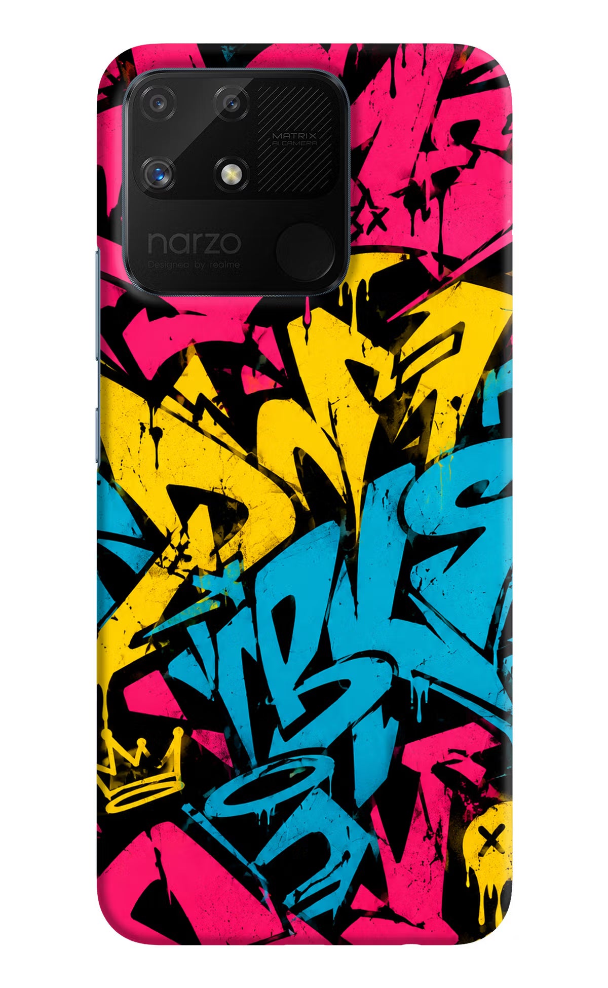 Graffiti Vibe Realme Narzo 50A Back Cover