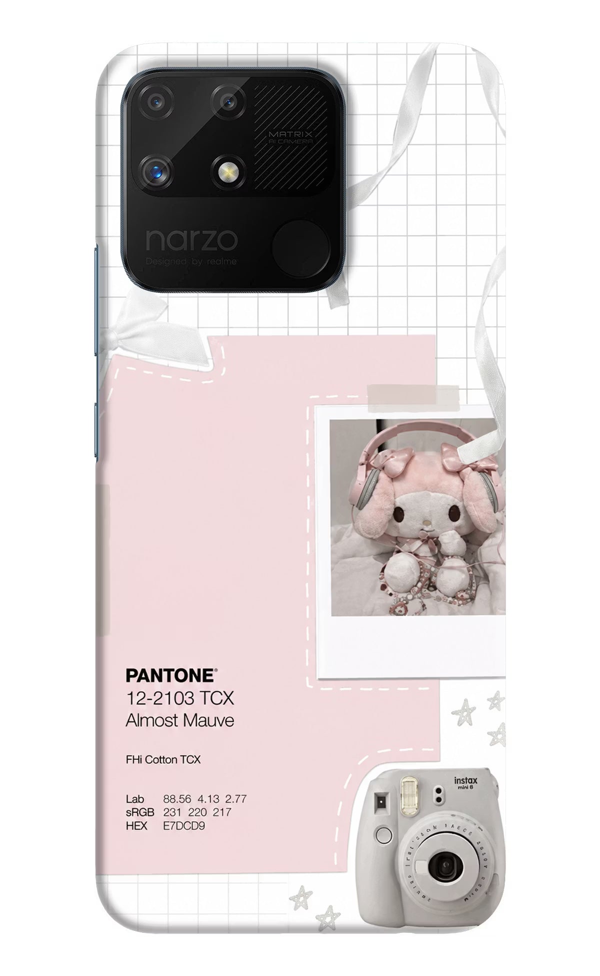 Pantone Asthetic Realme Narzo 50A Back Cover