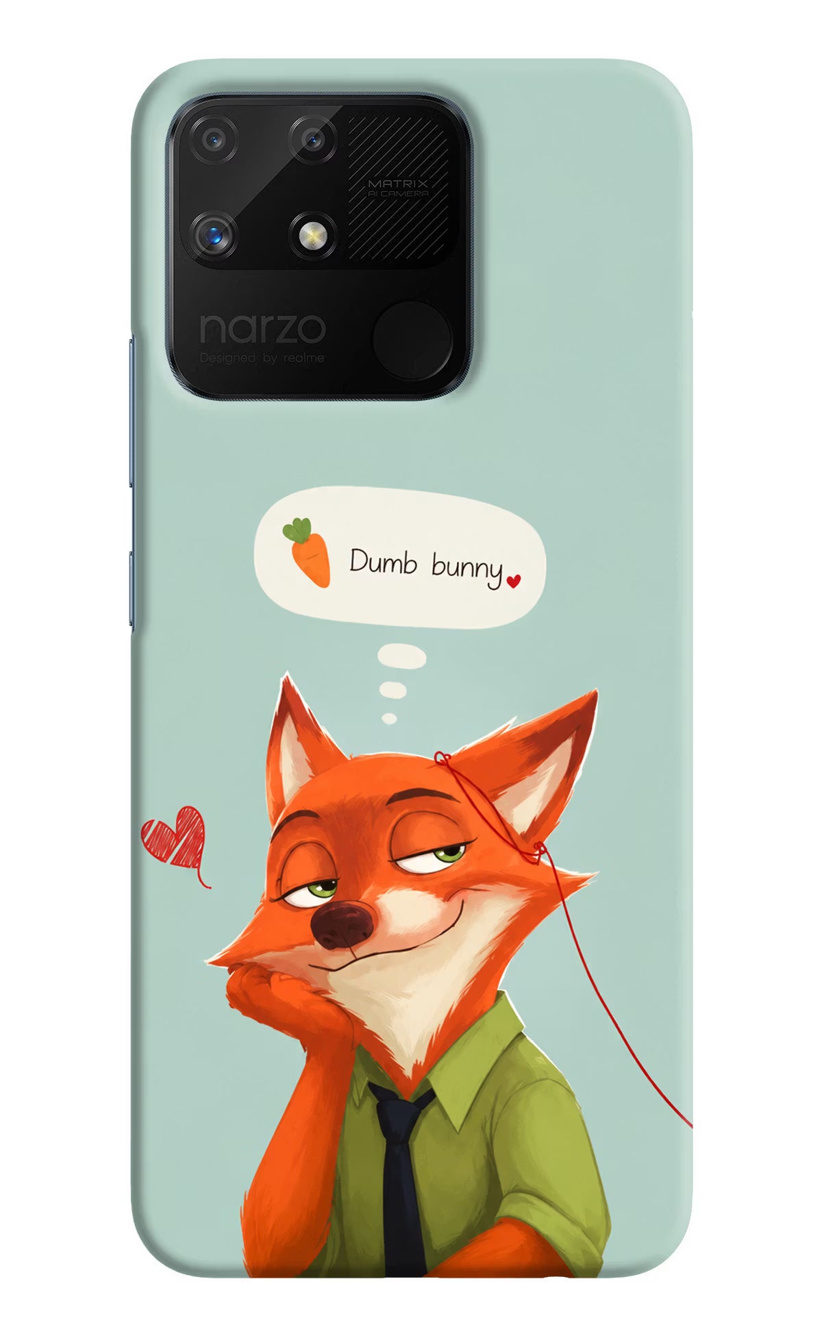 Nick Charm Realme Narzo 50A Back Cover