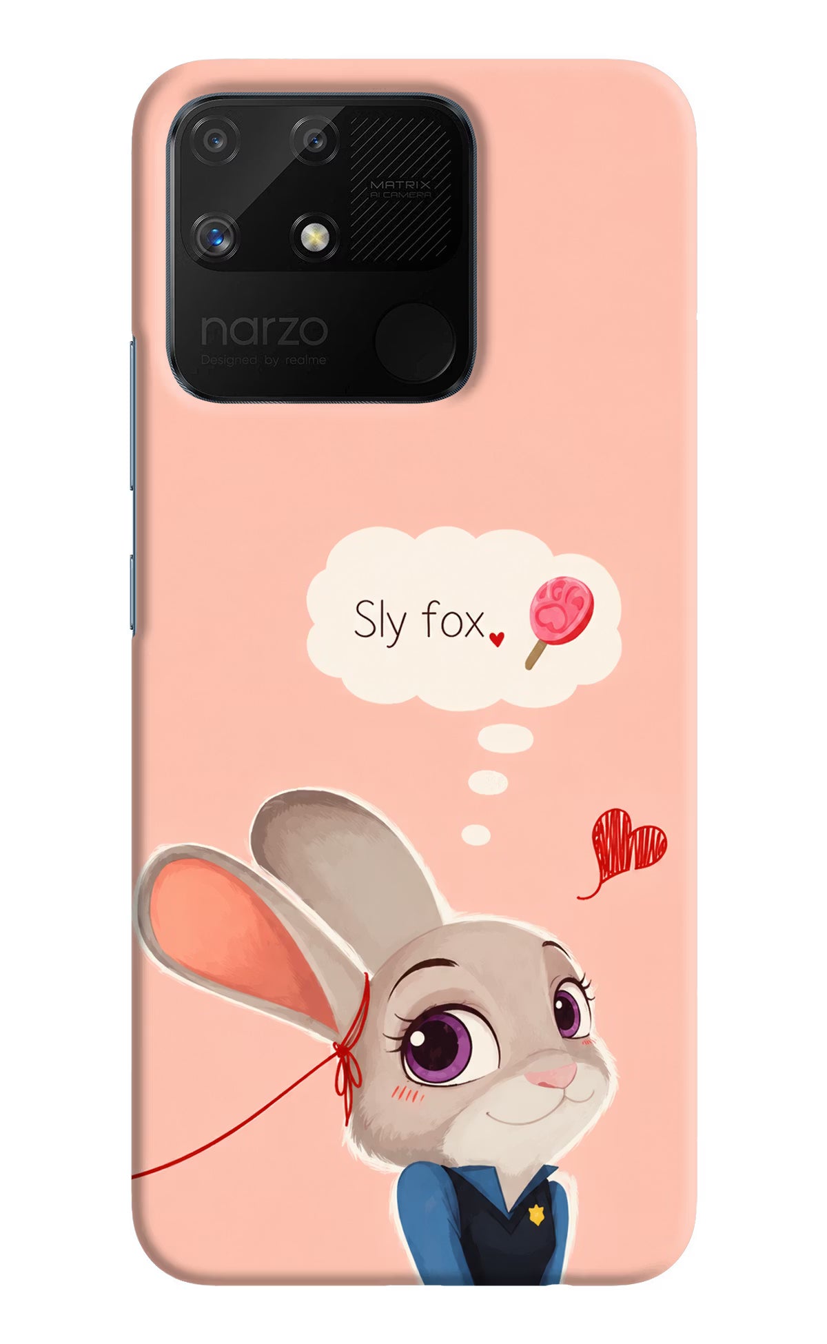 Judy Charm Realme Narzo 50A Back Cover