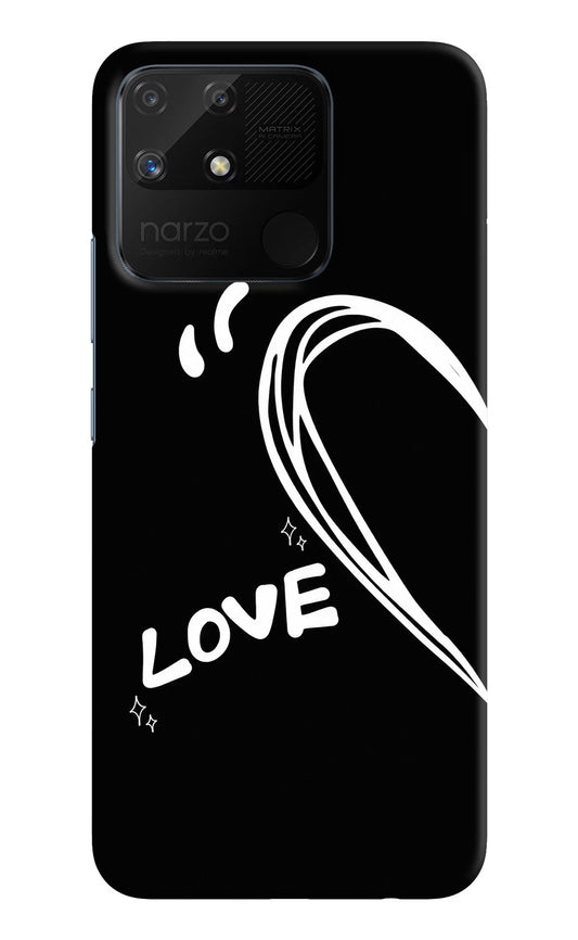 Love Line Realme Narzo 50A Hard Case Back Cover by Casekaro