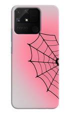 Pink Web Realme Narzo 50A Hard Case Back Cover by Casekaro