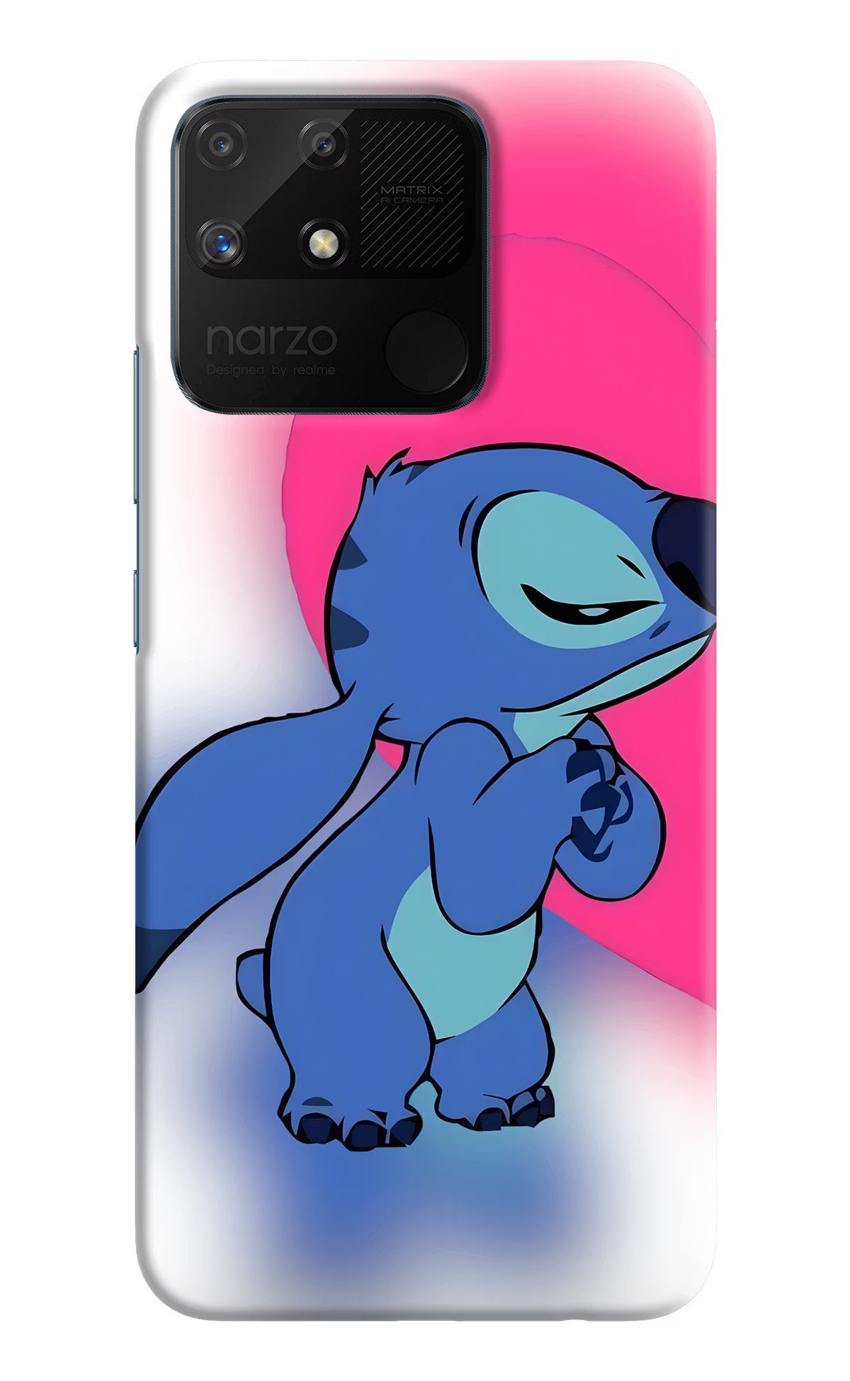 Stitch Hug Realme Narzo 50A Back Cover