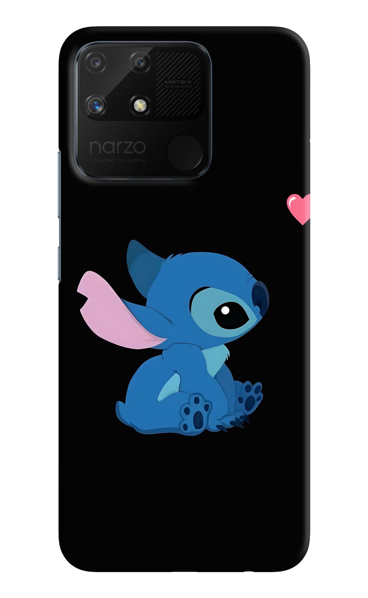 Stitch Crush Realme Narzo 50A Back Cover