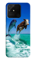 Dolphin vs Cow Realme Narzo 50A Hard Case Back Cover by Casekaro
