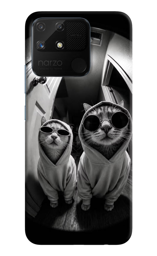 Hood Cats Realme Narzo 50A Hard Case Back Cover by Casekaro