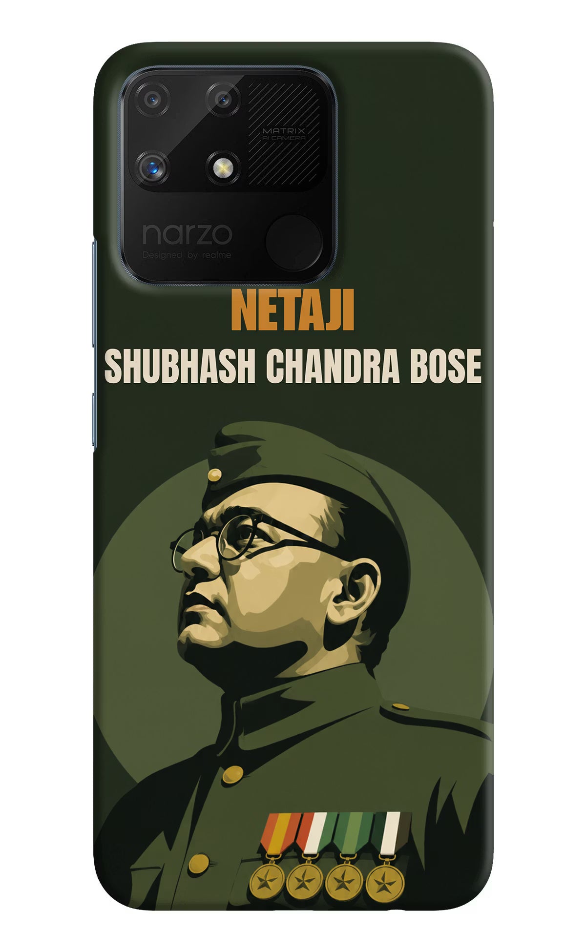 Netaji Legacy Realme Narzo 50A Back Cover