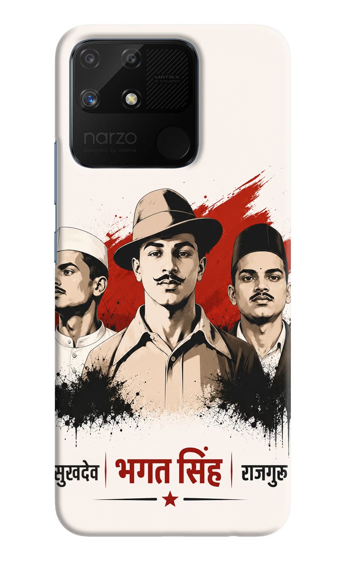 Sardar Patel Iron Will Realme Narzo 50A Back Cover