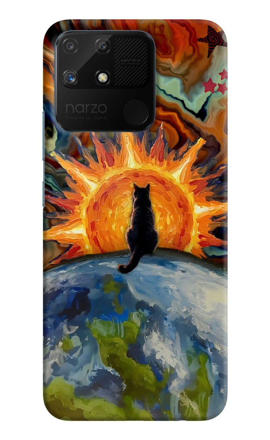 Sunrise Beyond Realme Narzo 50A Back Cover, Hard case