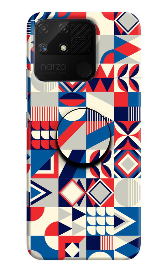 Colorful Pattern Realme Narzo 50A Pop Case by Casekaro