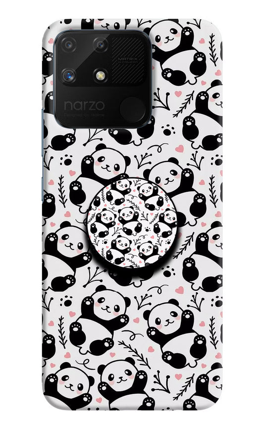 Cute Panda Realme Narzo 50A Pop Case by Casekaro