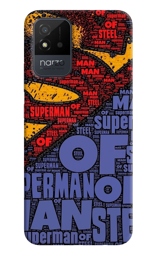 Superman Realme Narzo 50i Back Cover