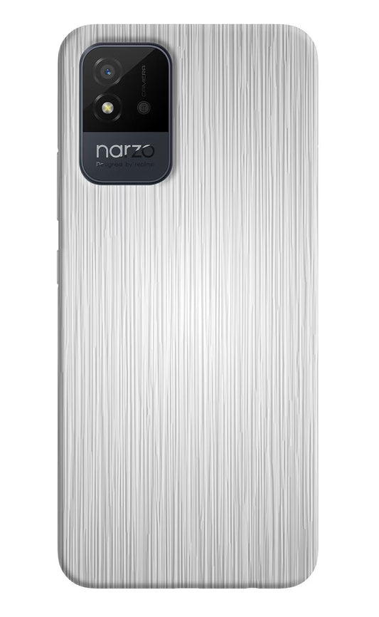 Wooden Grey Texture Realme Narzo 50i Back Cover