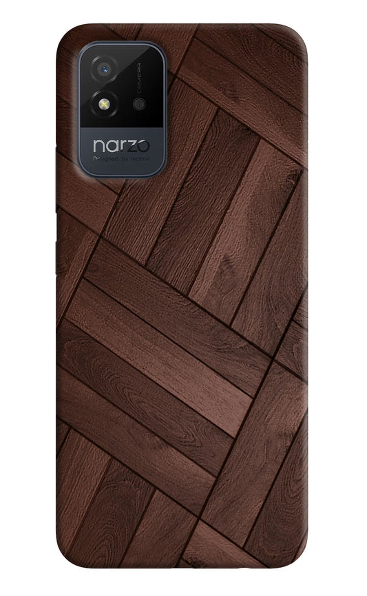 Wooden Texture Design Realme Narzo 50i Back Cover