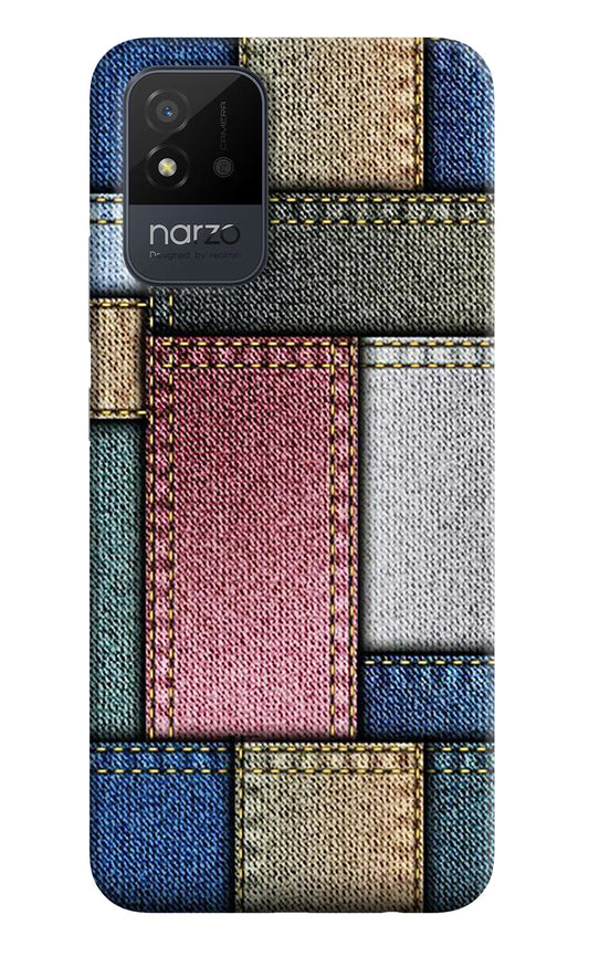 Multicolor Jeans Realme Narzo 50i Back Cover