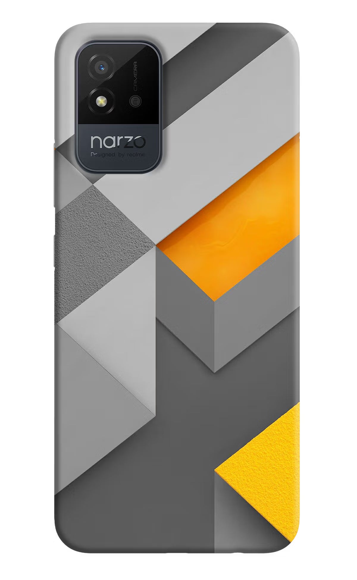 Abstract Realme Narzo 50i Back Cover