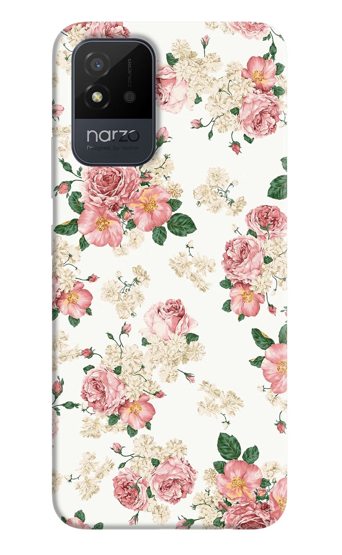 Flowers Realme Narzo 50i Back Cover