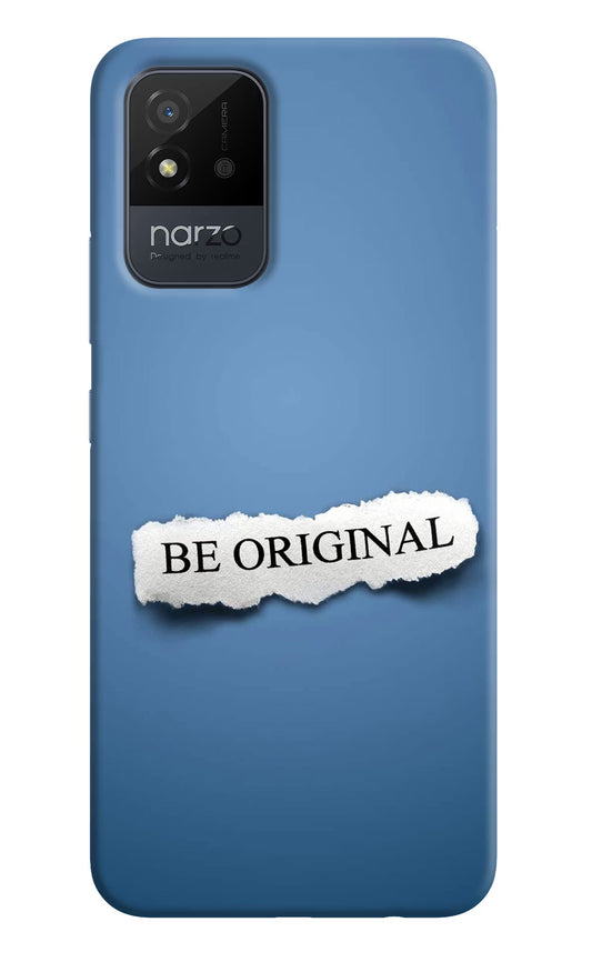 Be Original Realme Narzo 50i Back Cover