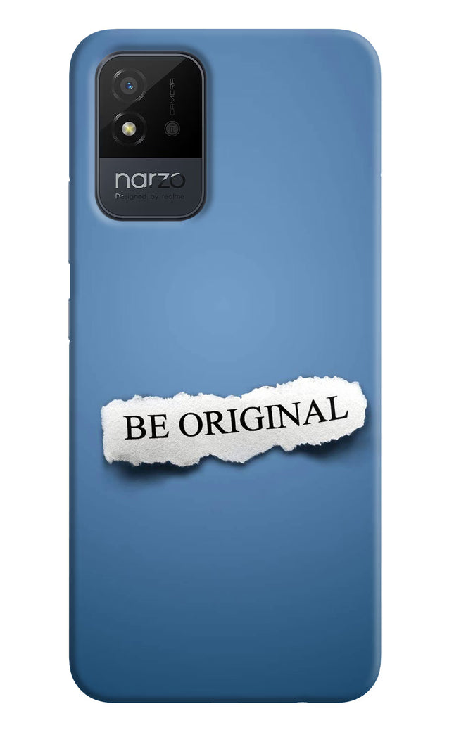 Be Original Realme Narzo 50i Back Cover