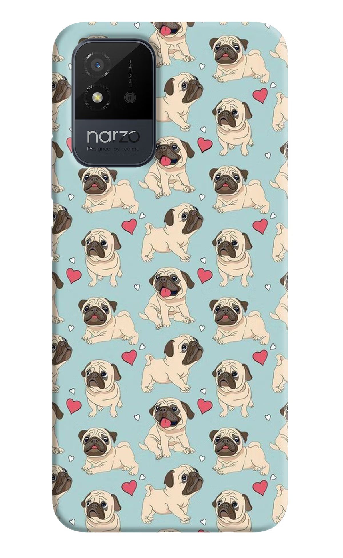 Pug Dog Realme Narzo 50i Back Cover