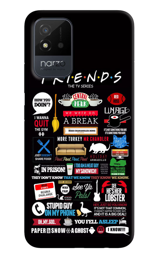 FRIENDS Realme Narzo 50i Back Cover