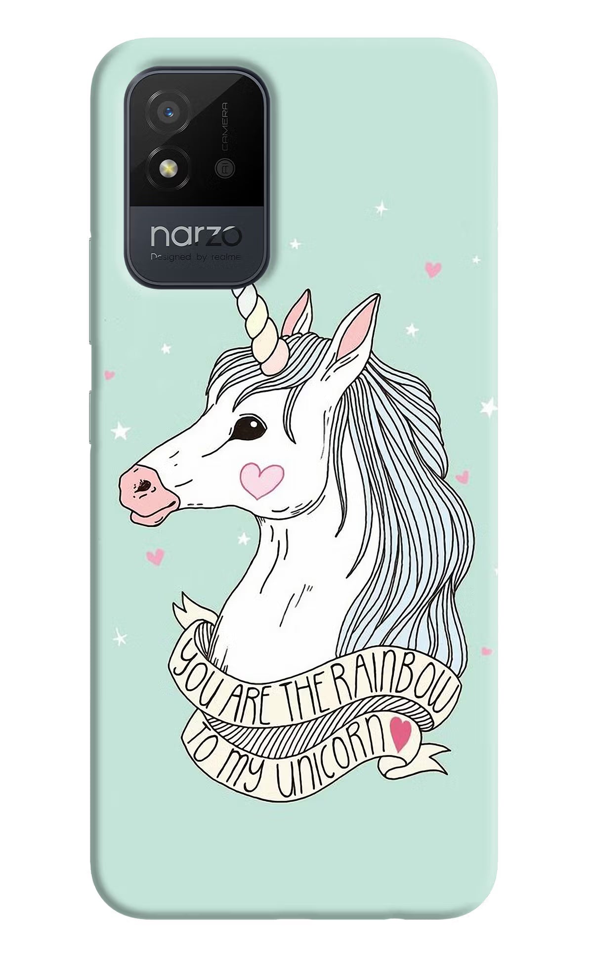 Unicorn Wallpaper Realme Narzo 50i Back Cover