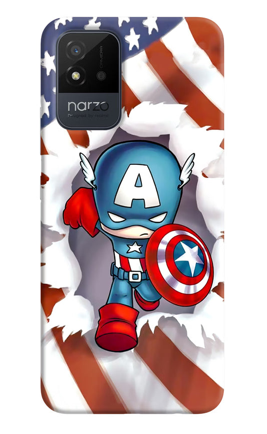 Captain America Realme Narzo 50i Back Cover
