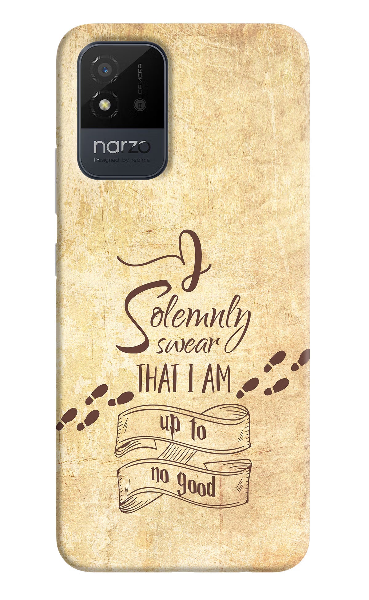 I Solemnly swear that i up to no good Realme Narzo 50i Back Cover