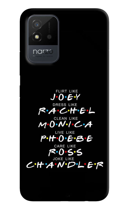 FRIENDS Character Realme Narzo 50i Back Cover