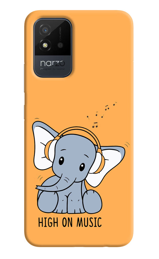 High On Music Realme Narzo 50i Back Cover