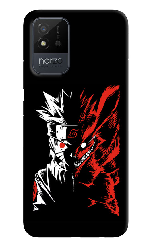 Naruto Two Face Realme Narzo 50i Back Cover