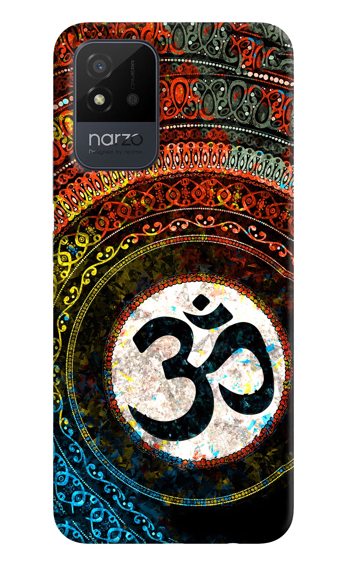 Om Cultural Realme Narzo 50i Back Cover