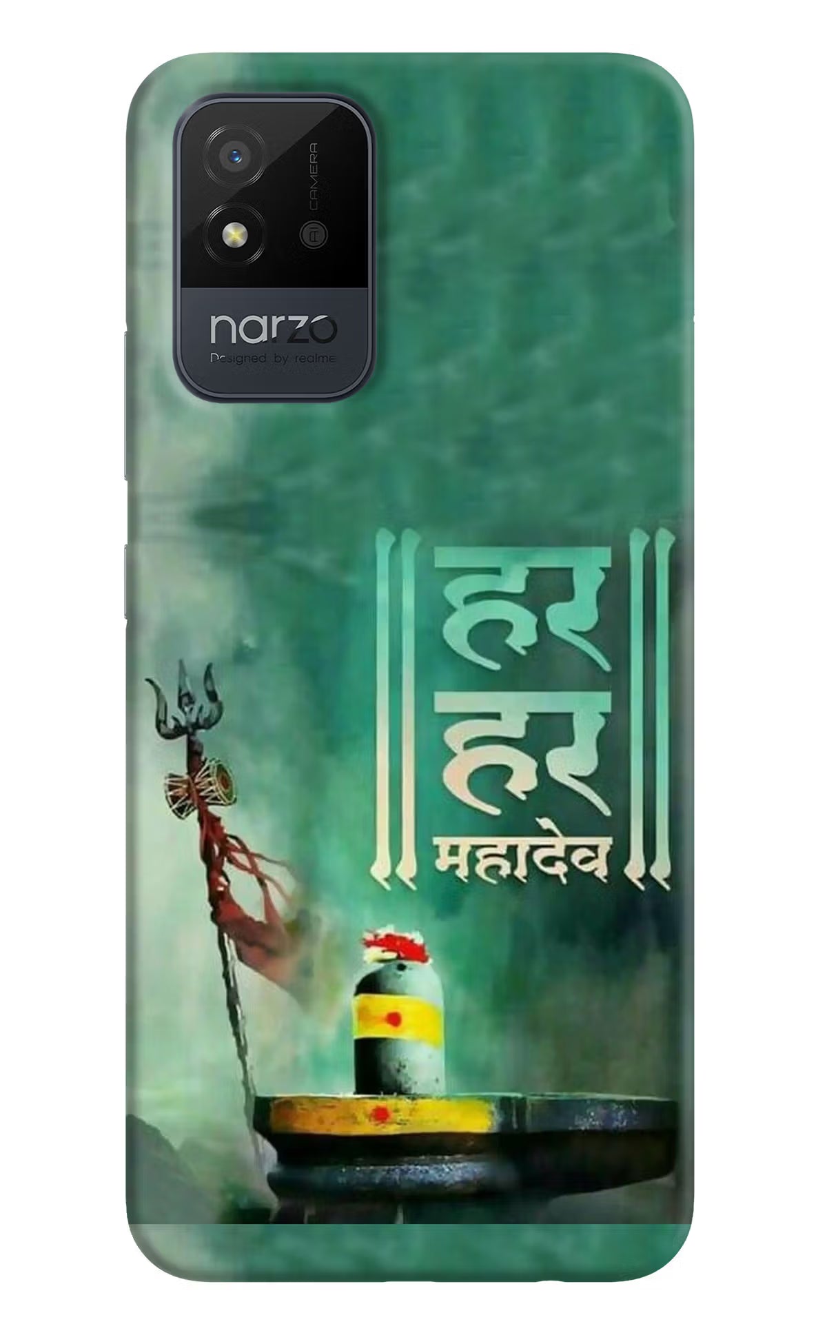 Har Har Mahadev Shivling Realme Narzo 50i Back Cover