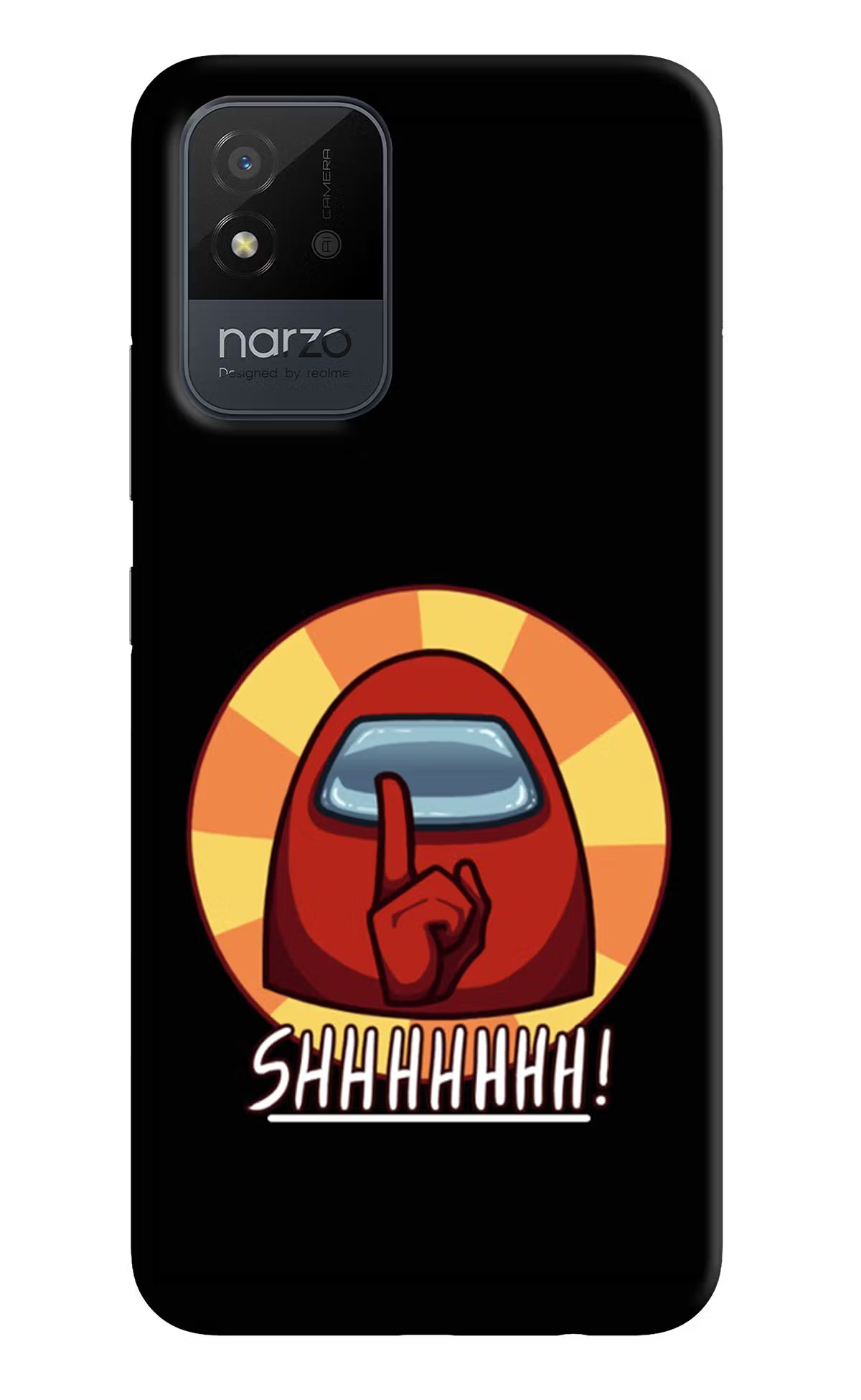 Among Us Shhh! Realme Narzo 50i Back Cover