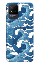 Blue Waves Realme Narzo 50i Back Cover