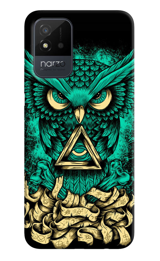 Green Owl Realme Narzo 50i Back Cover
