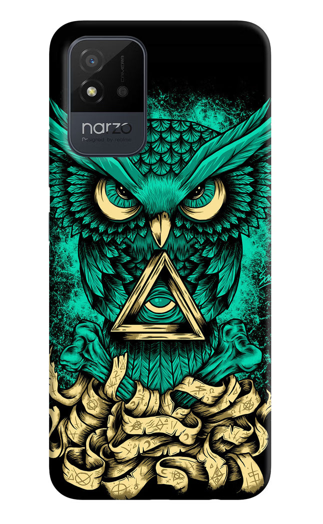 Green Owl Realme Narzo 50i Back Cover