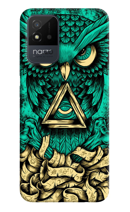 Green Owl Realme Narzo 50i Back Cover