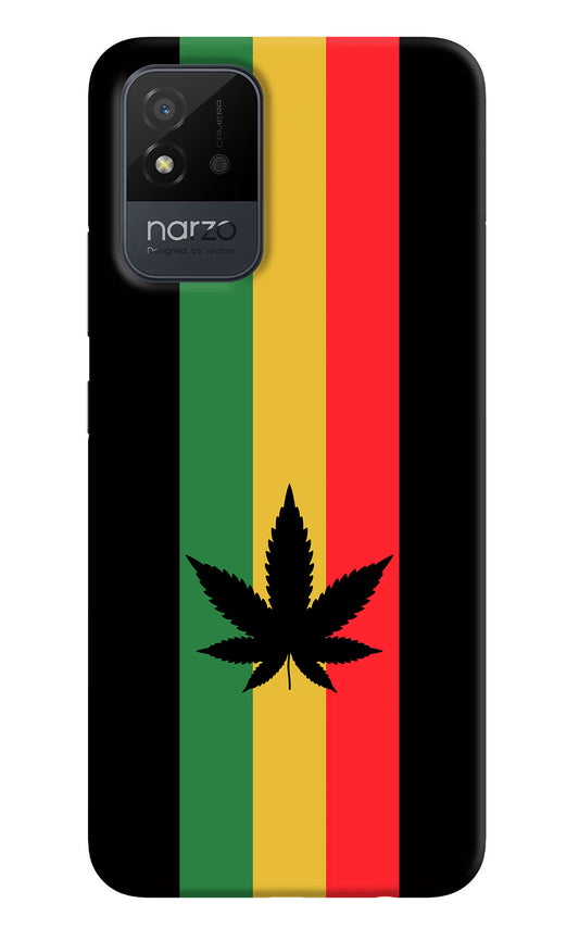 Weed Flag Realme Narzo 50i Back Cover