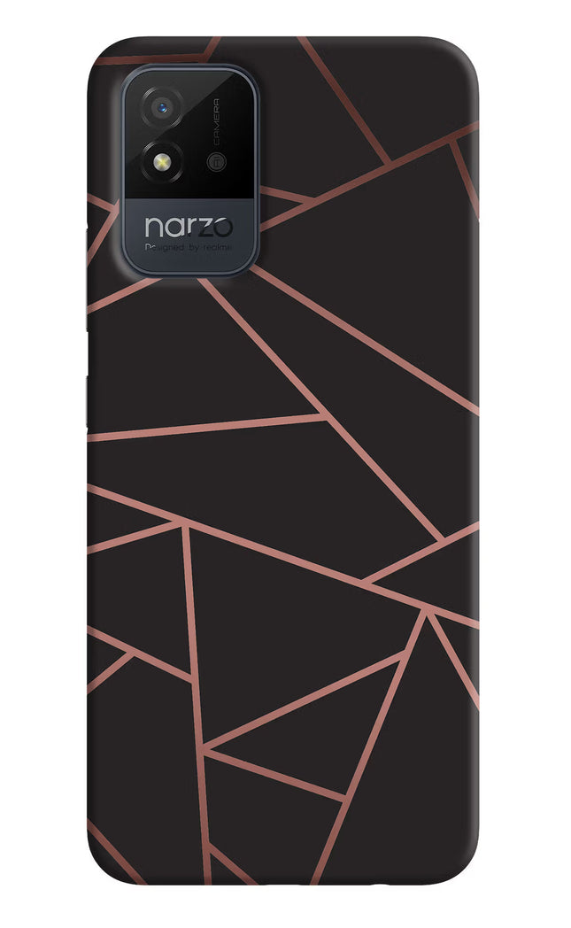 Geometric Pattern Realme Narzo 50i Back Cover