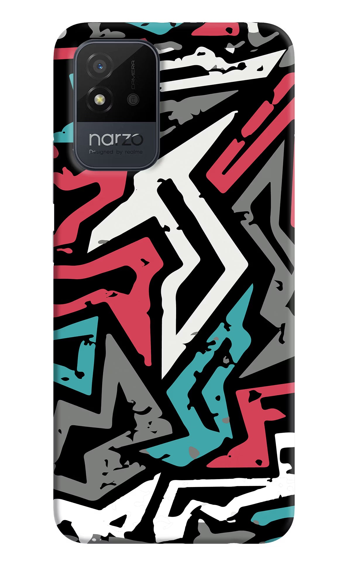 Geometric Graffiti Realme Narzo 50i Back Cover