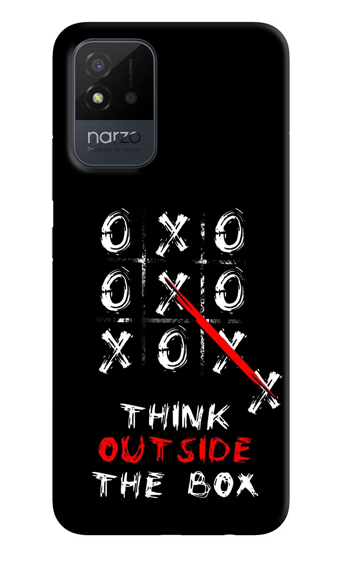Think out of the BOX Realme Narzo 50i Back Cover