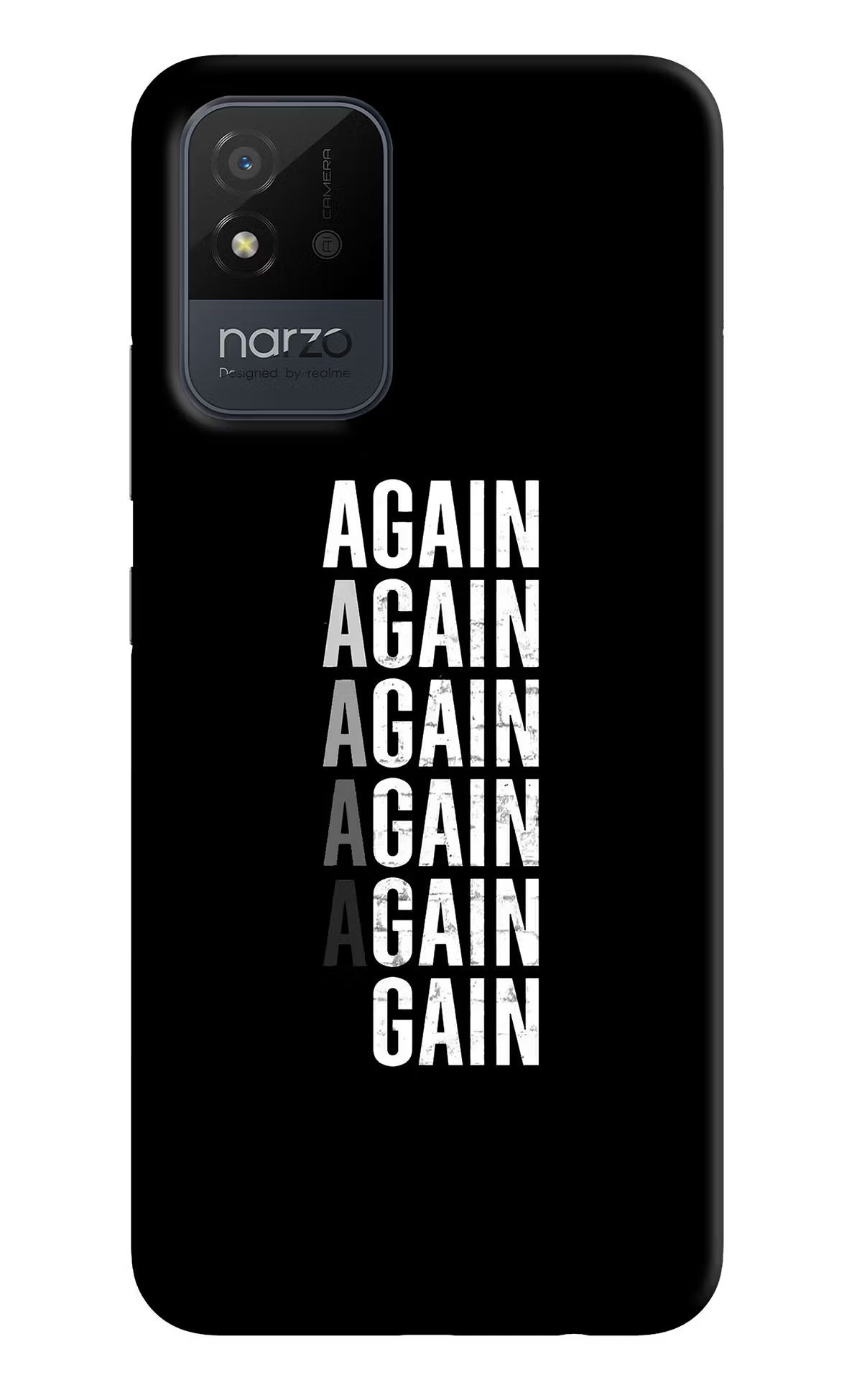 Again Again Gain Realme Narzo 50i Back Cover