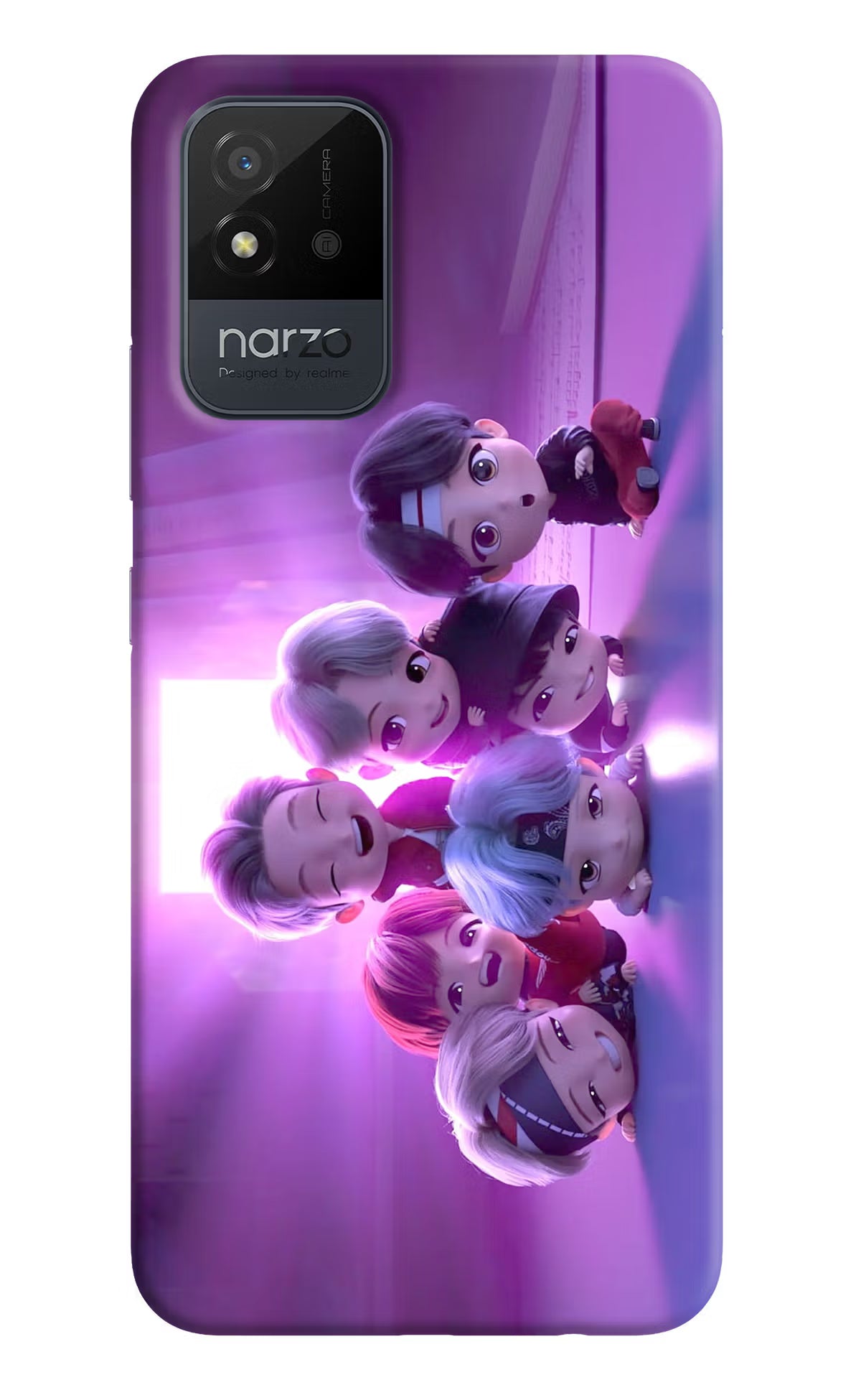 BTS Chibi Realme Narzo 50i Back Cover