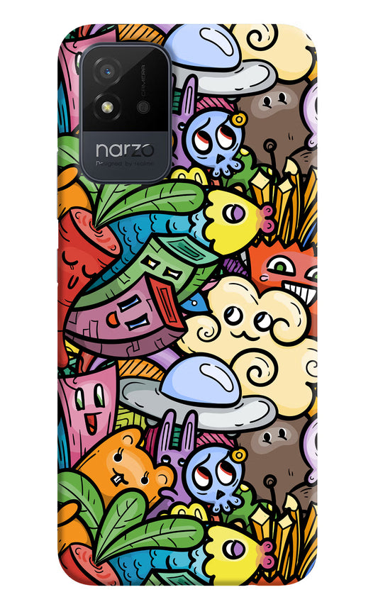 Veggie Doodle Realme Narzo 50i Back Cover